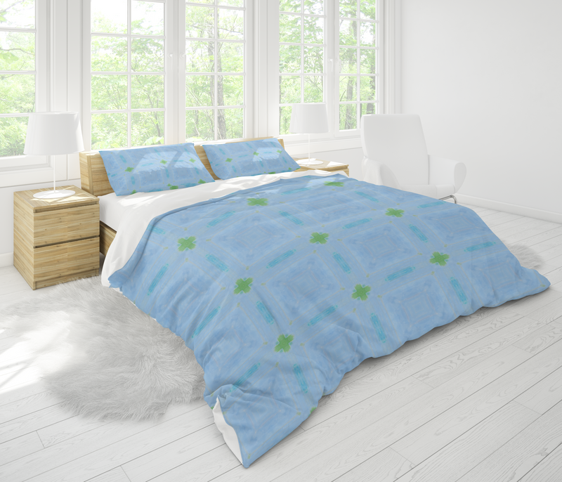 Lucien Blue and Green Pillow Sham