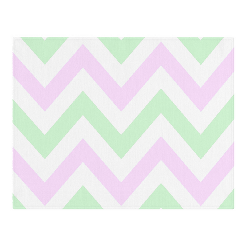 Pink and Green Placemat