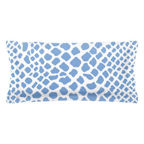 Crocodile Pillow Sham, Blue