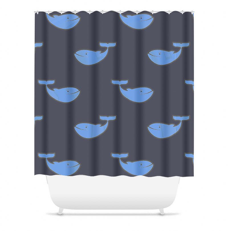 Whale Shower Curtain