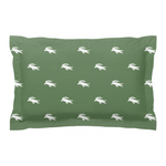 Alligator Pillow Sham, Green