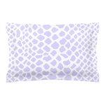 Crocodile Pillow Sham, Lavender