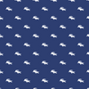 Alligator Pillow Sham, Navy Blue