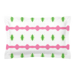 Mayfair Pink and Green Pillow Sham