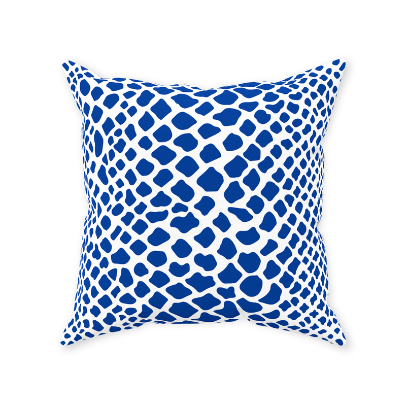 Blue Croc Pillow - Warehouse Sale