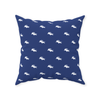 Alligator Pillow Sham, Navy Blue