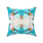 Turquoise Garden Pillow Sham