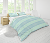 Turquoise Striped Bedding Collection