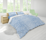 Oxford Pink Crocodile Bedding, Blue