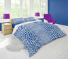 Oxford Pink Crocodile Bedding, Navy Blue