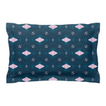 Jordana Navy Blue and Pink Bedding Collection