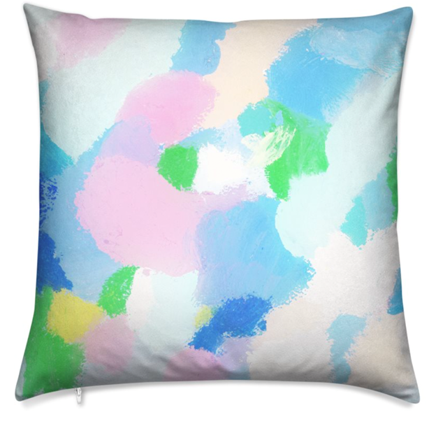 Abstract Painting Lily Pillow