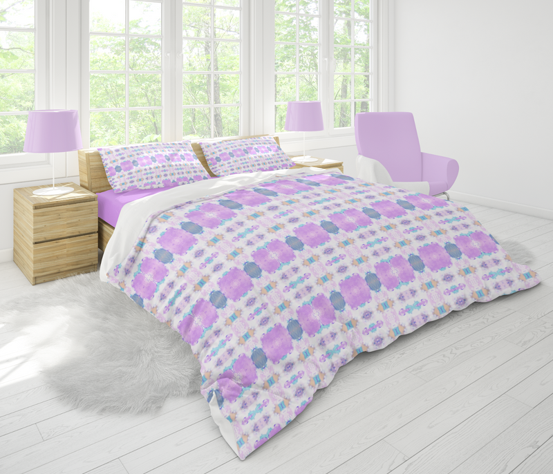 Oxford Pink Delray Bedding in Purple