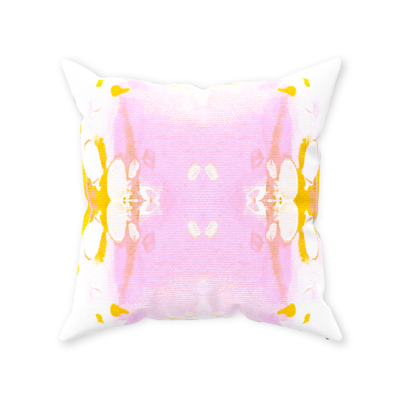 Hilton Head Pillow, Orange and Pink