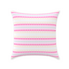 Genevieve Pink Striped Pillow