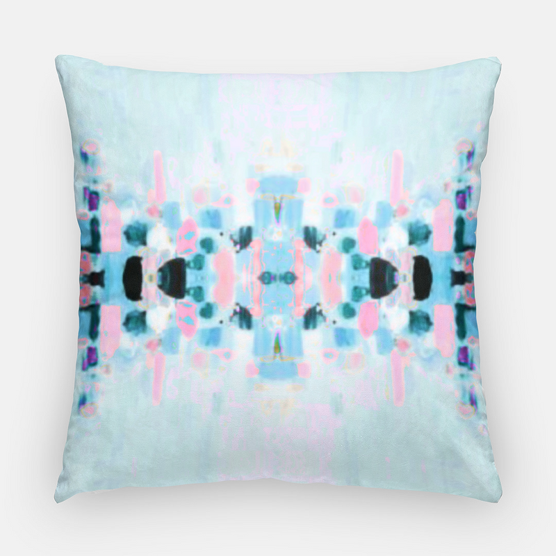 Oxford Pink Avery Pillow, Turquoise