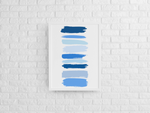 Blue Strokes Wall Art