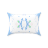 Oxford Pink Penelope Pillow, French Blue