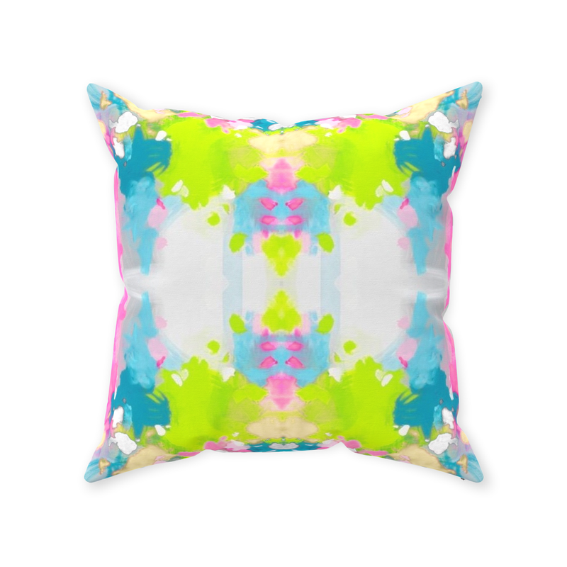 Oxford Pink Rainbow Bright Pillow