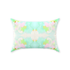 Oxford Pink Selena Pillow in Aqua