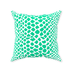 Crocodile Pillow in Green