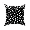 Spotsy Pillow in Black and White