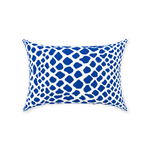 Crocodile Pillow in Navy Blue