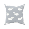 Gray Whale Pillow