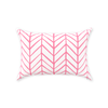 Oxford Pink Herringbone Pillow