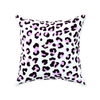 Leopold Leopard Pillow, Black and Pink