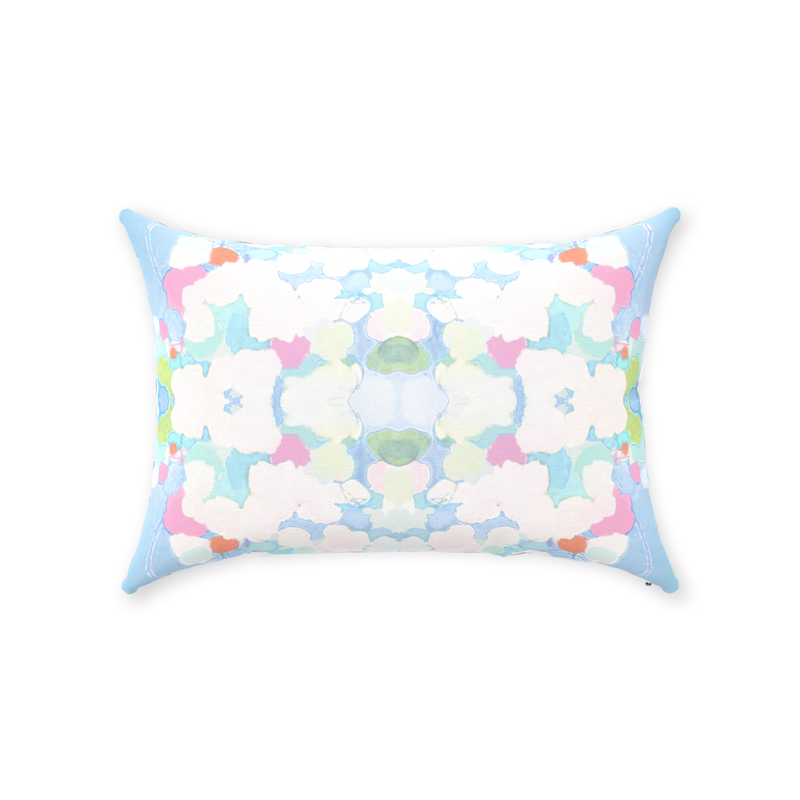 Oxford Pink Tidewater Pillow, Light Blue