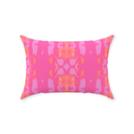 Dawson Pillow, Pink and Orange