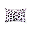 Leopold Leopard Pillow, Black and Pink