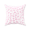 Leopold Leopard Pillow, Blush Pink