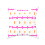 Jobin Pillow, Pink and Orange