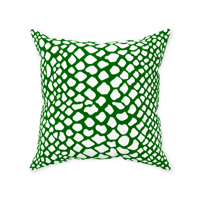 Crocodile Print Pillow