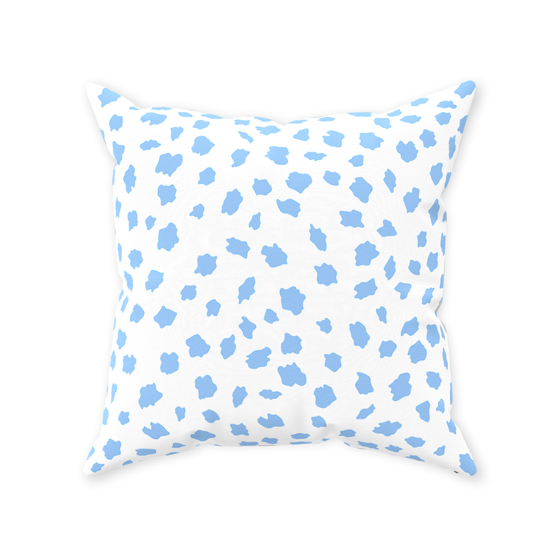 Spotsy Pillow in French Blue