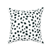 Spotsy Pillow in White and Black