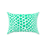 Crocodile Pillow in Green