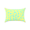 Oxford Pink Kids, Leopold Leopard Pillow in Yellow and Aqua