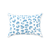 Leopold Leopard Pillow, Blue