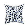 Leopold Leopard Pillow, Black and Purple