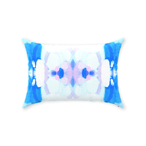 Sea Grape Pillow, Blue