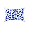 Leopold Leopard Pillow, Navy Blue