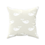 Swiss Coffee Whale Pillow