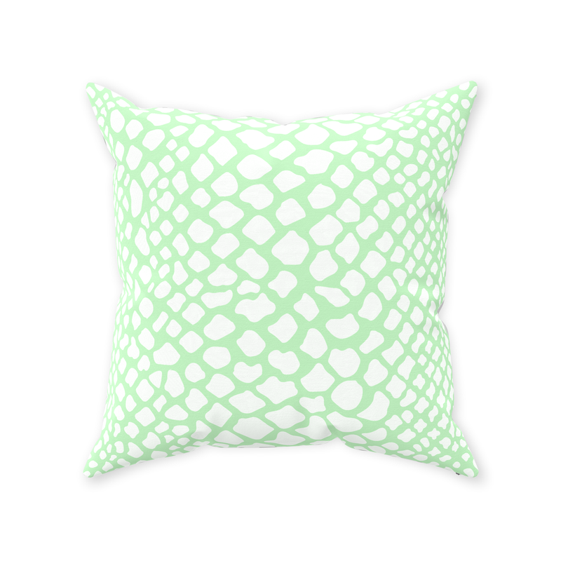 Crocodile Print Pillow