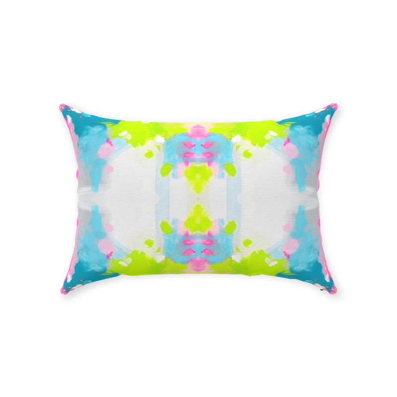 Oxford Pink Rainbow Bright Pillow