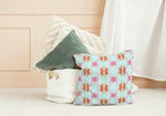 Oxford Pink Butterflies Pillow