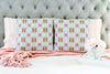 Oxford Pink Butterflies Pillow