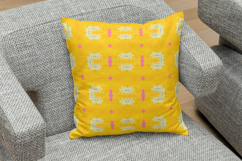 Juniper Boho Pillow in Yellow